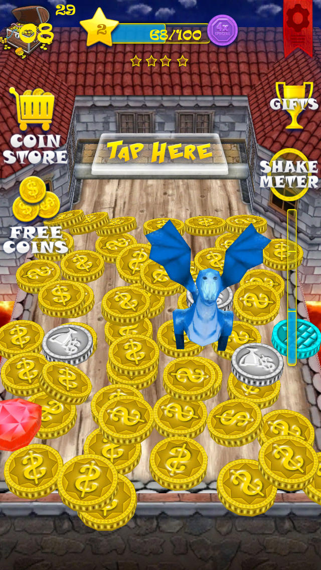 Download Castle Coin Dozer Story - Diamond, Dragon, and Jewel Prizes Mania (HD) App on your Windows XP/7/8/10 and MAC PC